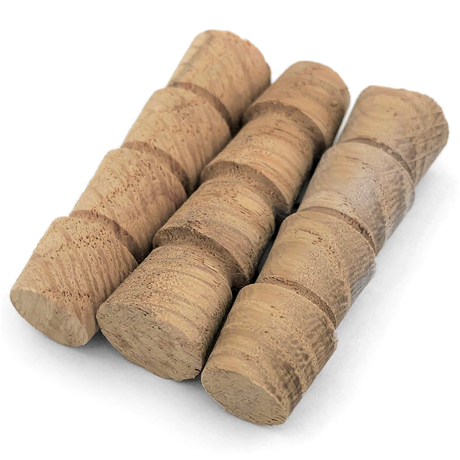 European Oak Tapered Plugs - 12.7mm