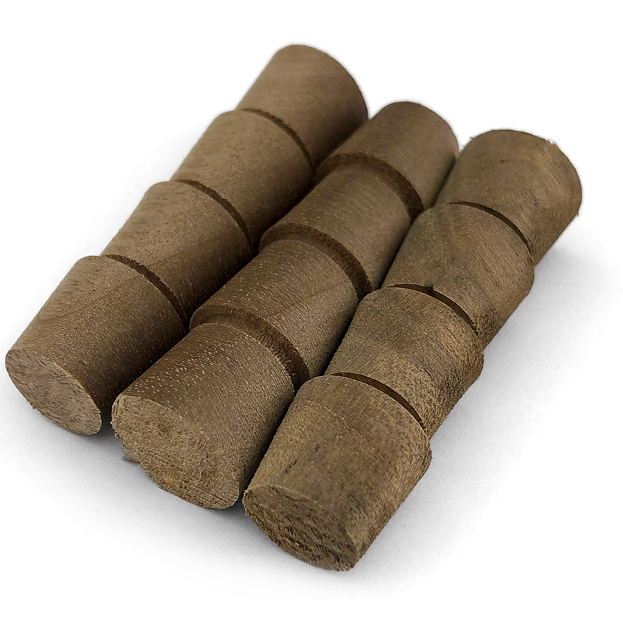 European Walnut Tapered Plugs - 16mm